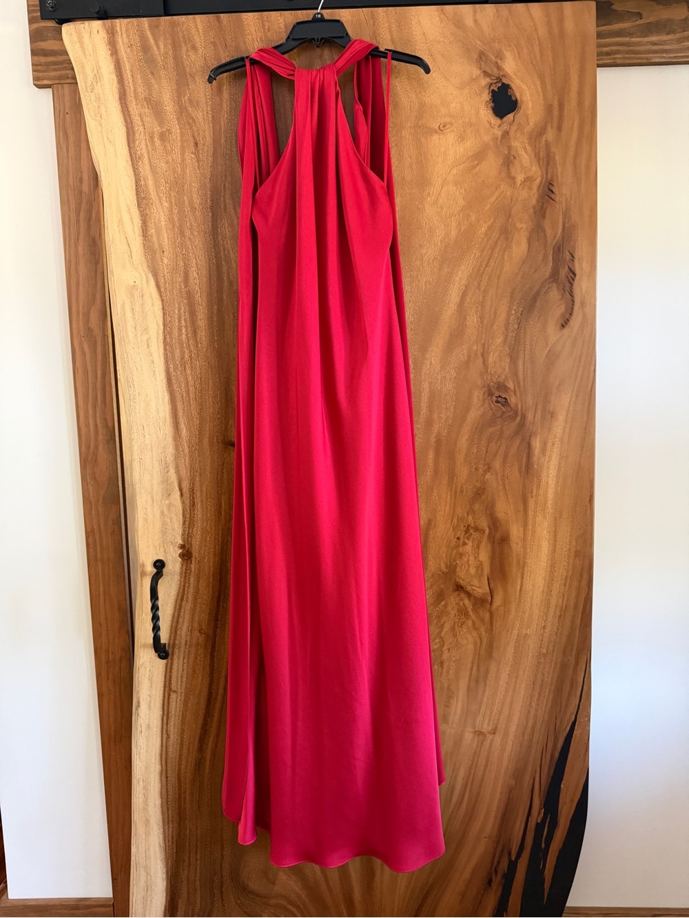 Alex Marie Red Halter Maxi Dress